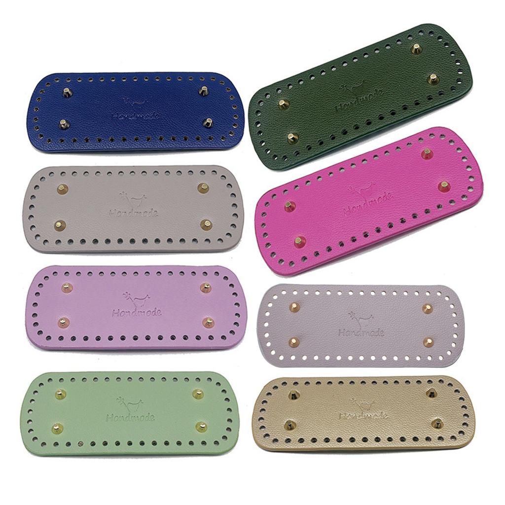 Овальное круглое дно для сумки из кожи с 44 отверстиями, основа для сумки с гвоздями, формовочная подкладка для вязаной сумки через плечо/на плечо, сделанной своими руками