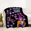 Andrea's K-pop Demon Hunters Blanket Warmthful Decor Great for Seaside Bed Chair for All Seasons Modern Perfect Gift for Relatives and Friends