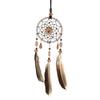 1 PCS Creative Handmade Dream Catcher with Feather Shells Car Pendant Hanging Decoration