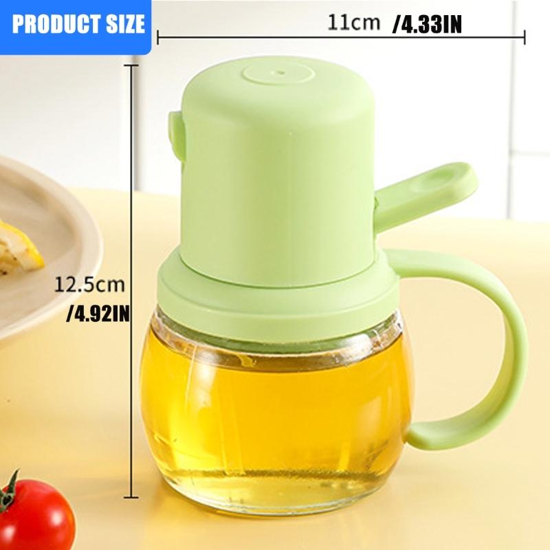 Бутылка-распылитель для масла с равномерным распылением Кухонный гаджет с носиками, предотвращающими капание, идеально подходит для аэрофритюрницы, выпечки и гриля