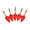 5pcs/set Hot Plastic Bobber Light Stick Ball Boia Fishing Night Float Eva Foam