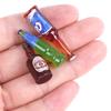 10Pcs 1:12 Dollhouse Miniature Drinks Wine Model Dolls Kitchen Accessories