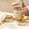Large Capacity Multi-Layer Portable 316 Stainless Steel Microwaveable Insulated Lunch Box
