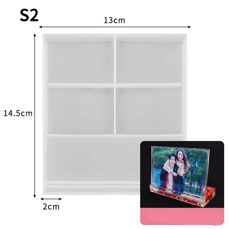 Квадратная форма для изготовления ювелирных изделий с изображением сердца любви, силиконовая форма, рамка для эпоксидной смолы, форма для рукоделия, декоративное ремесло из смолы