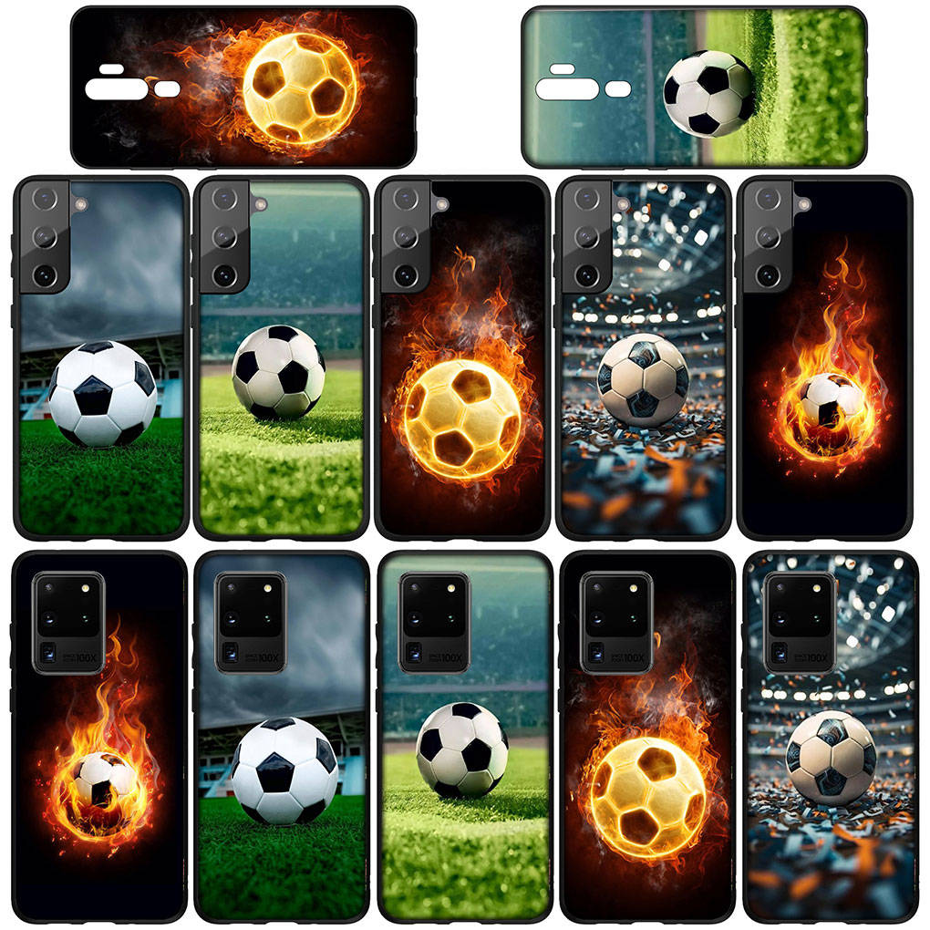 Для iPhone 16 15 Xiaomi Redmi Note 14 13 12 11 Pro Max X 8 16e Samsung Galaxy S25 S24 S23 Moto OPPO Huawei Cool Soccer Play Football Match Phone Case