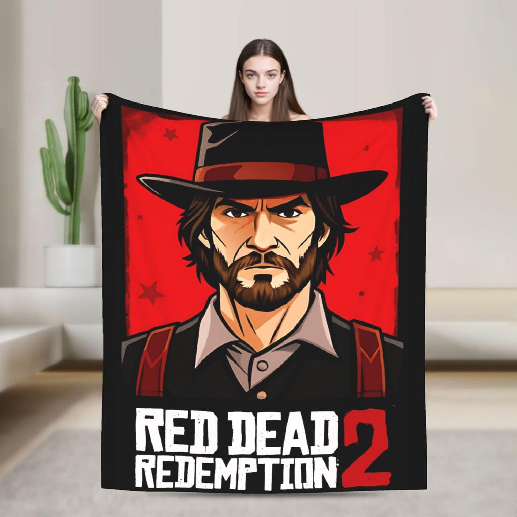 Arthur Morgan  Super Soft Blanket  Aesthetic Home Decor Flannel Bedspread Sofa Bed Cover