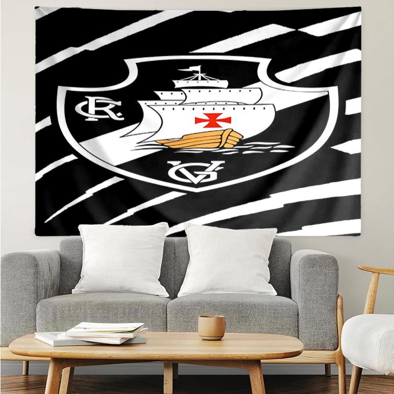 Vasco Football Club Printed Printed Tapestry, for Bedroom,Livingroom, dormitory, Large Wall Decor, Fabric Decor Fan Birthday Gifts