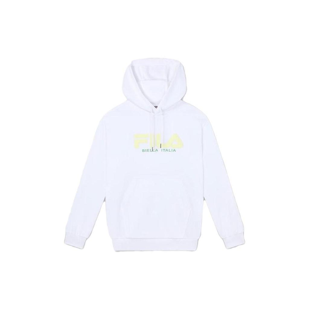 Fila Original Series American Vintage Lettered Hoodie Unisex Hoodies Standard-White F11U339299F-WT