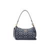 Teri 25 Classic Monogram Сумка-тоут на молнии из шамбре и кожи Женская сумка-тоут Джинсово-синяя CH139-IMDEI