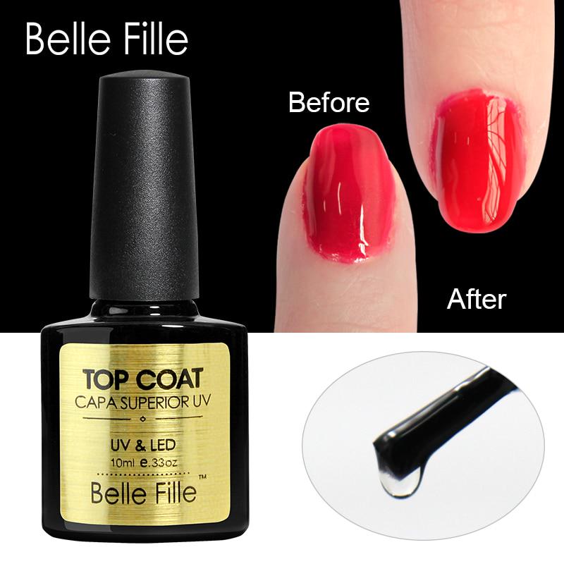 Топ и база для ногтей от Belle Fille