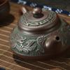 Китайский ретро-чайник из фиолетовой глины, чайная чашка, чайный сервиз в стиле кунг-фу, горшок из ярко-красной глины, чайник Xishi, заварник для чая, ситечко для чая