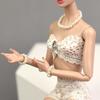 Виниловые аксессуары для кукол Очаровательная детская игрушка 1/6 Кукла BJD Жемчужное ожерелье Браслет Девочки