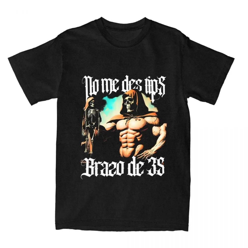 Fitness T-shirt Calacas Chidas Gym Fitness Con Frases Sarcasticas T-shirt Men Women Retro Tees Tops Streetwear Casual Unisex