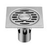 Stainless Steel Square Shower Floor Drain Detachable Odor Proof Bathroom Parts Accessories