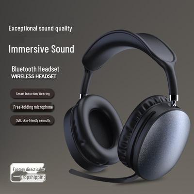 Складные полноразмерные Bluetooth-наушники: Сверхдлительное время работы от аккумулятора, Высокая эстетика, Комфортные, Не давят на уши - Идеально для игр