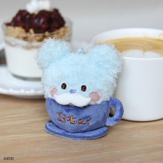 BT21 Брелок для ключей Minini Doll Latte ver.