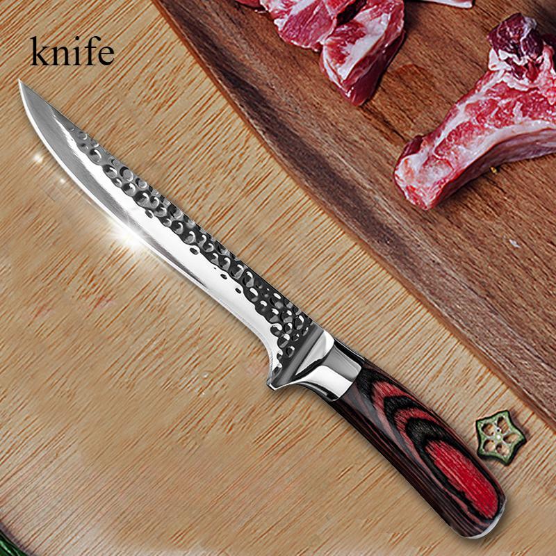 Нож для очистки овощей из нержавеющей стали, нож для резки мяса и рыбы, острый нож для разделки мяса, кухонный нож для обвалки овощей, инструмент для чистки овощей