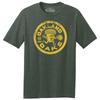 Oakland Oaks 1967 Логотип ABA Баскетбольная футболка TRI-BLEND Зеленый Хизер Унисекс Футболка