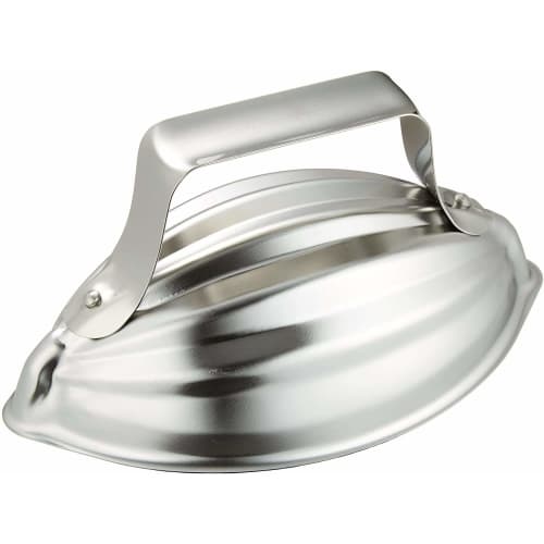 Kanda Kan Rice Mold, Stainless Steel, Made in Japan, Melon Shape, for Commercial and Home Use, 058007