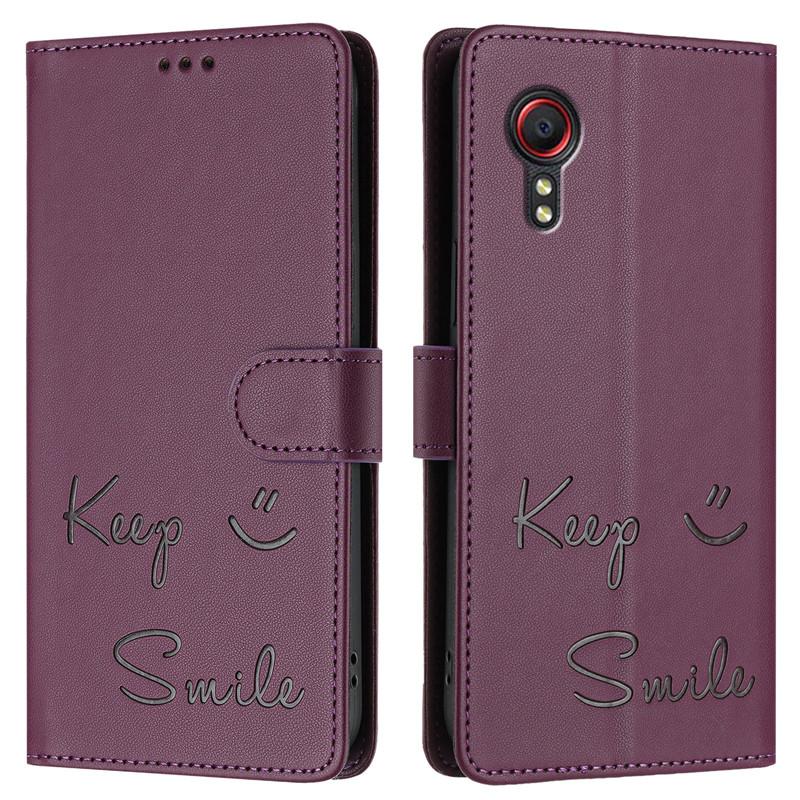 Для Samsung Galaxy Xcover 5 Чехол Флип-чехол на Для Samsung Xcover5 Классический Телефон Кошелек Кожаные Чехлы SM-G525F Карта Задняя Крышка