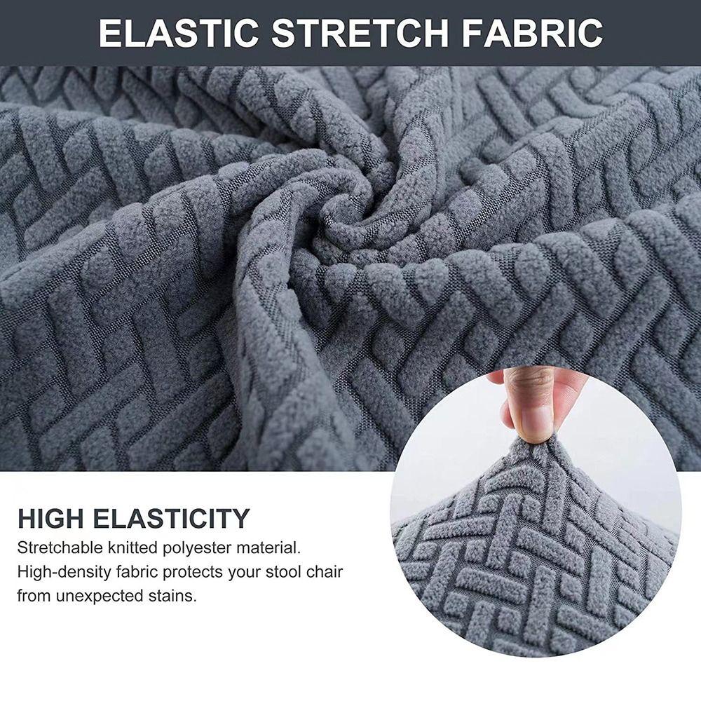 Пылезащитный чехол для барного стула высоты стойки Жаккардовый чехол для стула Защитные чехлы для стульев Бытовые