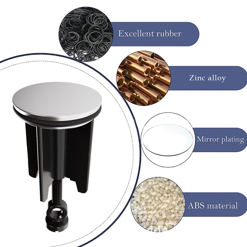 Ванная комната Раковина Ручной подъемный сливной кран Пробка для раковины Замена сливного фильтра Пробка для слива Пробка для ванны Прочный