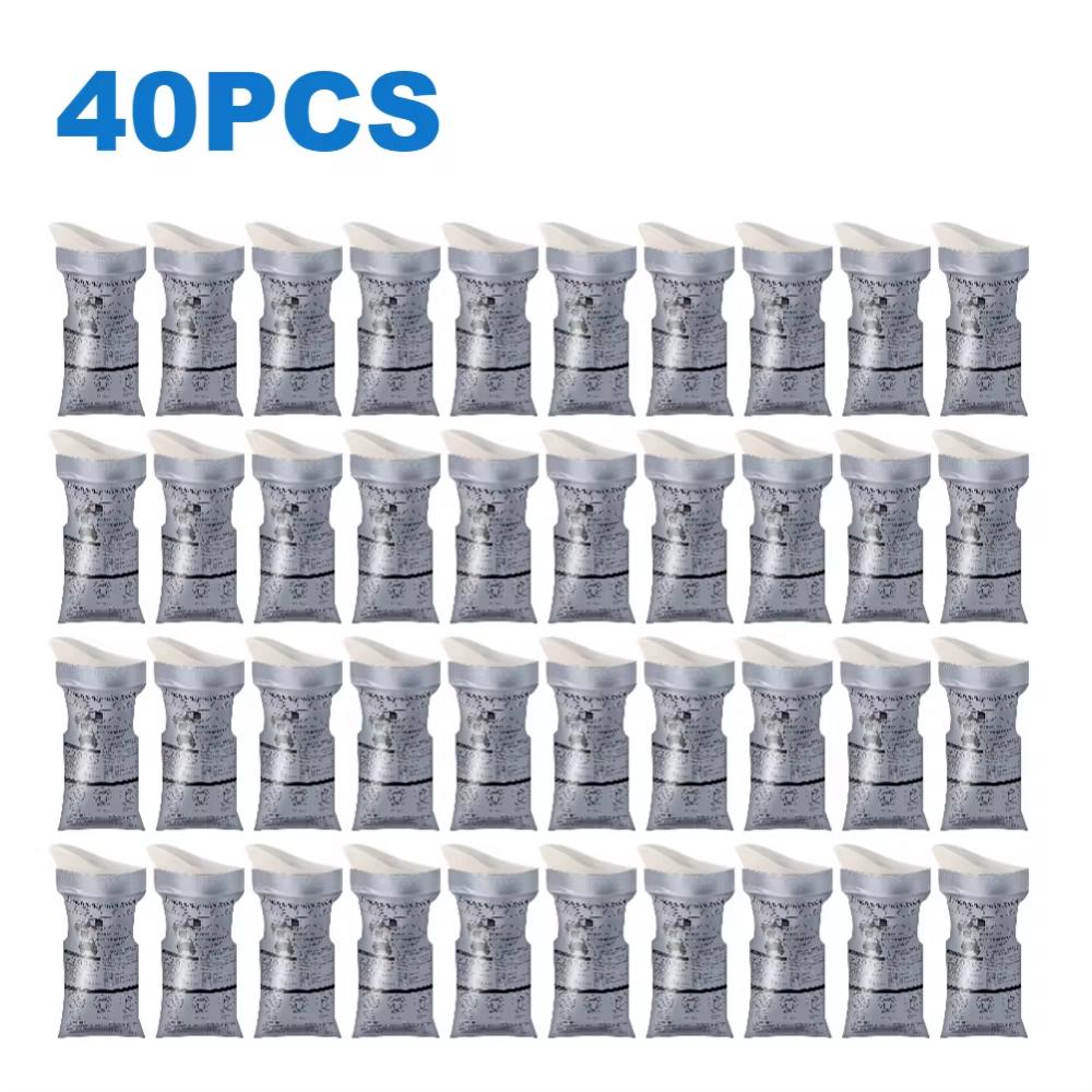 40 шт. Портативный унисекс дорожный мешок для мочи 700 мл автомобильный дорожный горшок рвотные мешки герметичные аварийные мочеприемники принадлежности для уличного транспорта