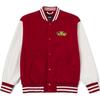 Vans Вышитая куртка-бомбер Off The Wall Красная Белая Унисекс VN000RT4BQS