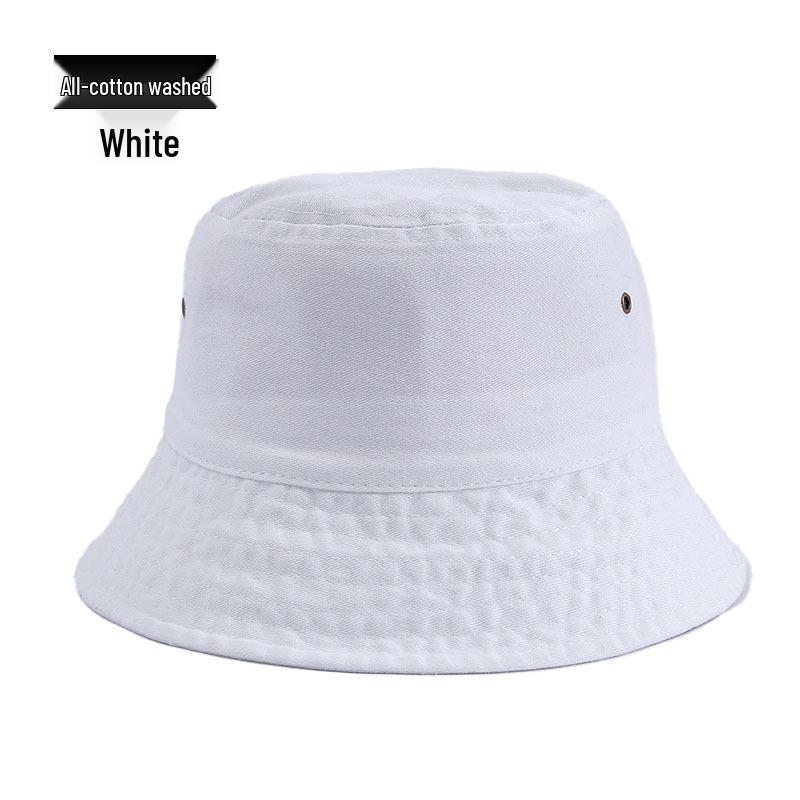 Vintage Hip-Hop Washed Cotton Bucket Hat