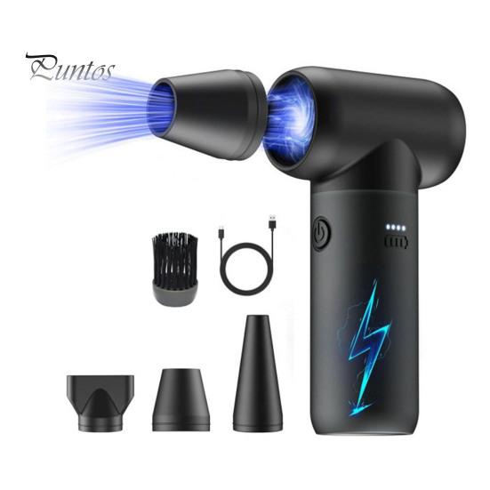 Мини-электрический воздуходув 98000 об/мин высокоскоростной сжатый воздуходув ручной турбовентилятор перезаряжаемый беспроводной автомобильный очиститель клавиатуры воздушный щеткой