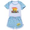 5750 2pcs/set Kids Boys Girls The Wiggles Print T-shirt Shorts Tracksuit Sets