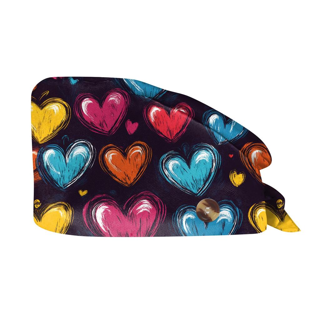 Модная шляпа с принтом ко Дню святого Валентина, повседневная, стираная, кепка-мешок