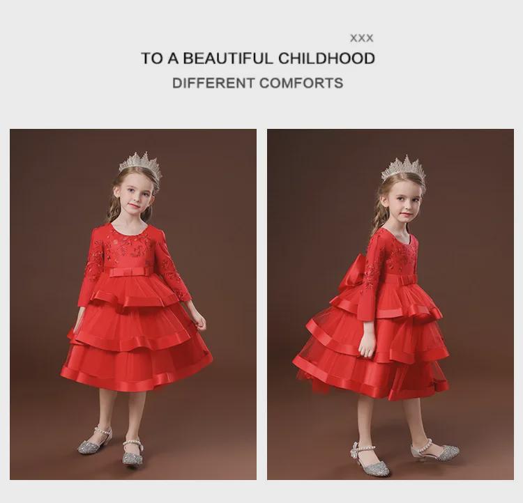 Платье-пачка принцессы для девочек международного класса - наряд для подиума и сцены