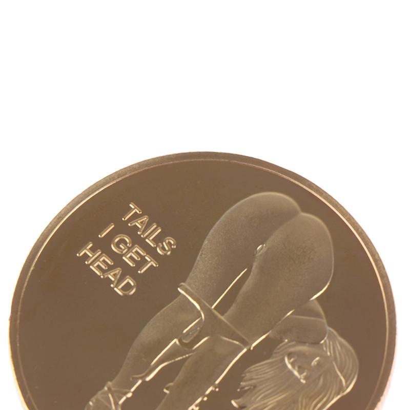 Двусторонняя сексуальная женская монета для взрослых, памятные монеты для счастливой девушки