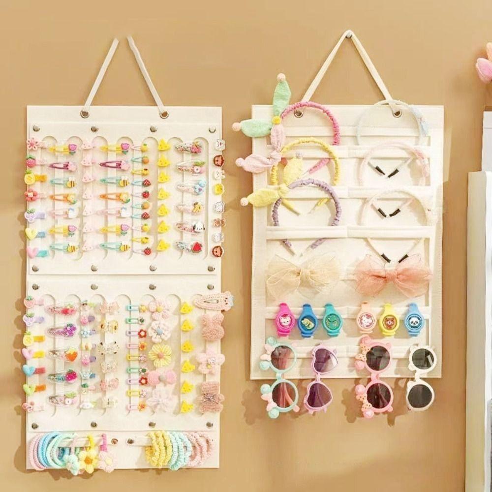 Space-Saving Hair Clip Organizer Large Capacity Hair Bows Organizer  Children's Room