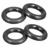 Muffler Exhaust Hanger Bushing Rubber Mounting Bracket Car Insulator Tailpipe Hanger Bushing Kit Support 60mm O Ring Universal 4pcs