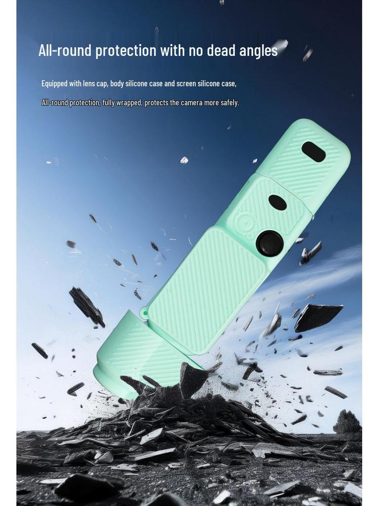 DJI Pocket 3 Protective Silicone Case - Anti-Scratch & Anti-Drop for Action Camera Accessories