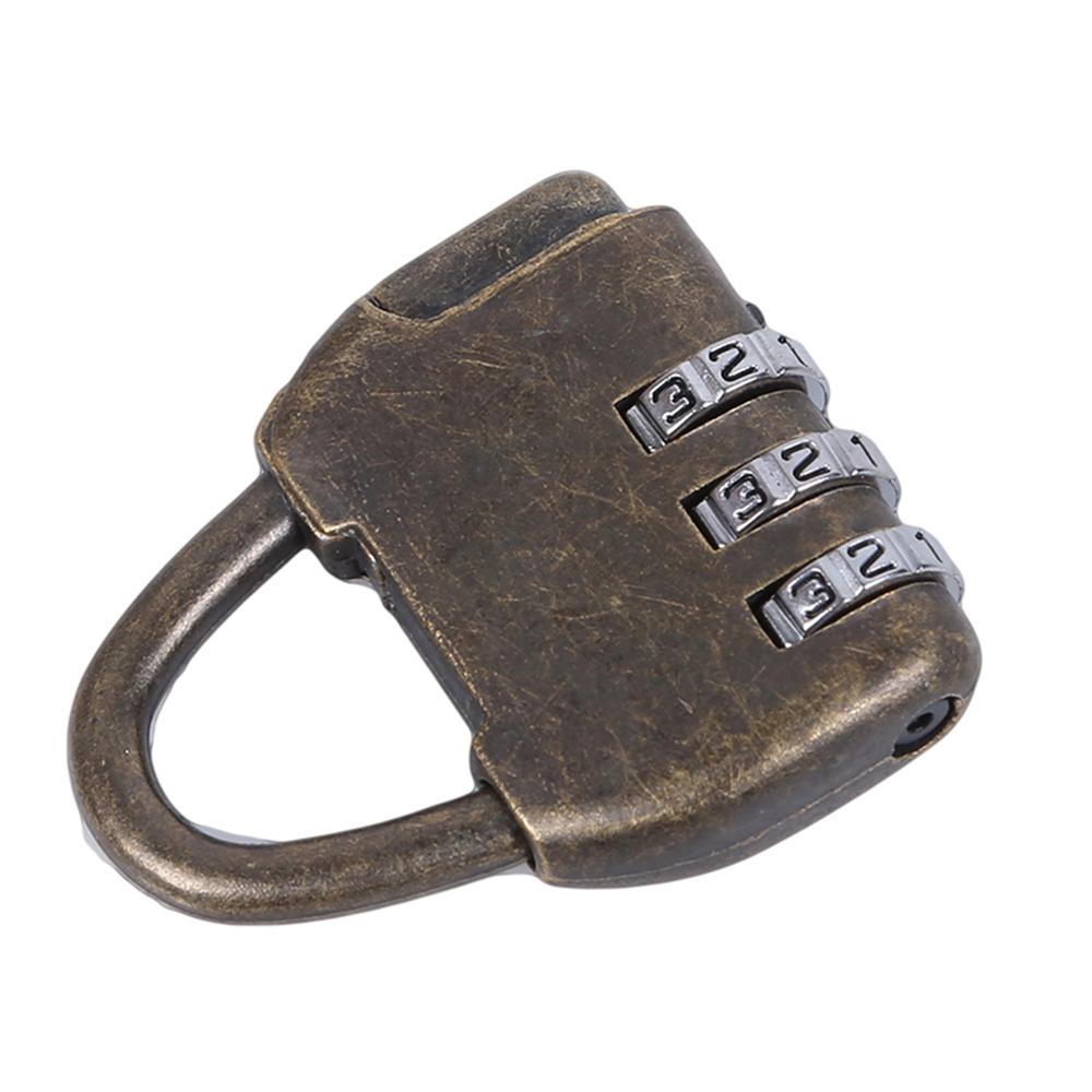 Anti-Theft Digit Cabinet Resettable Combination Case Keyless Padlock Password Lock Code Lock