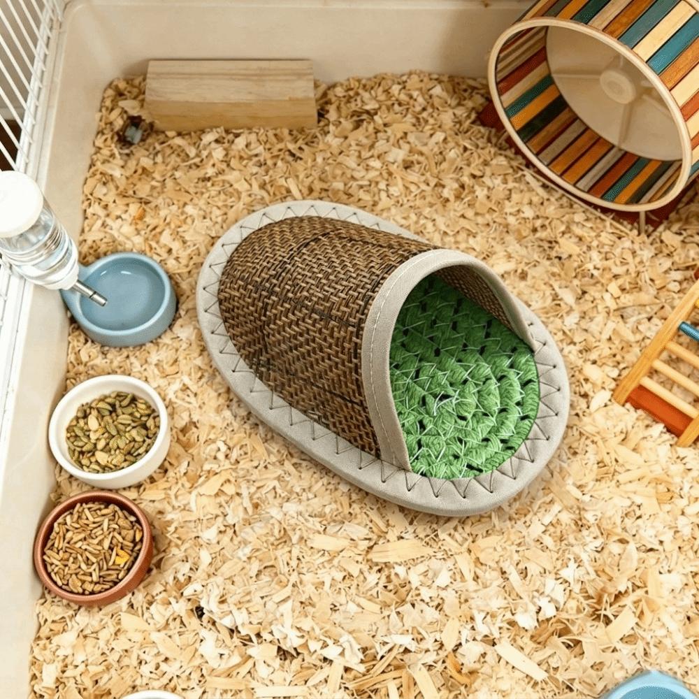 Breathable Hamster Cool Nest Wear Resistant Small Pet Bed Durable Pet Cave Nest Pet Resting