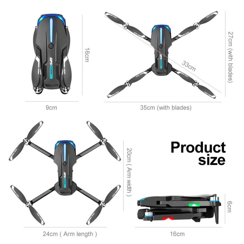 2026 RG806 MAX RC Drone 360° Obstacle Avoidance Aerial Photography 8K Dual Camera Quadcopter Gps Four-Axis Helicopter Brushless Motor Drone Gift Toy