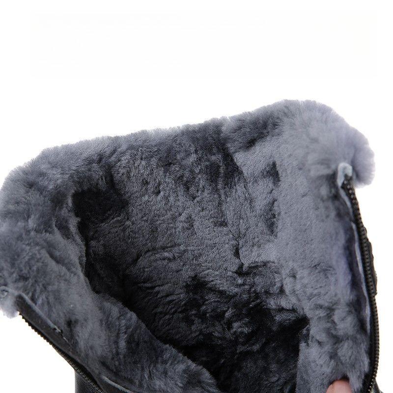 Новые зимние ботинки на среднем каблуке в британском стиле размера 40, зимние теплые ботинки из хлопка и снега с подкладкой
