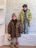 Children's Winter 2025 Mid-Length Down Coat - Thick, Warm Cotton Jacket for Boys and Girls