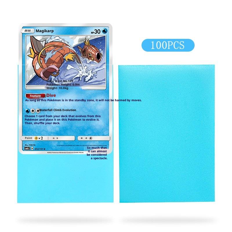 100 шт. Премиальные матовые протекторы для карт, совместимые с MTG, Pokemon, коллекционными карточками и спортивными картами стандартного размера для настольных игр