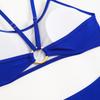 2025 European & American Solid Color Women's Sexy Bikini Swimwear - High-End Hot Spring Design