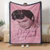 Elvis Presley Customize Your Name Blanket Cozy Customizable Blanket Comfortable Perfect for Office Home Decor Seaside Chair for All Occasions