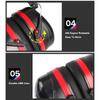 High Quality Anti-Noise Reduction Adjustable Headphone SNR-35dB Safety Earmuffs For Study Sleeping Woodwork Hearing Protection