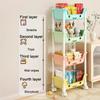 Toy Storage Trolley Bookshelf Snack Rack Storage Organizer Bathroom Accessories Closet Organizer Kitchen Storage