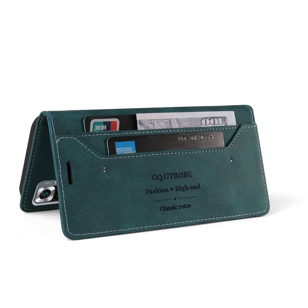 Роскошный кожаный чехол-кошелек RFID блокирующий держатель кредитной карты флип-фолио книга противоударный чехол для iPhone Samsung OPPO Huawei Redmi Xiaomi