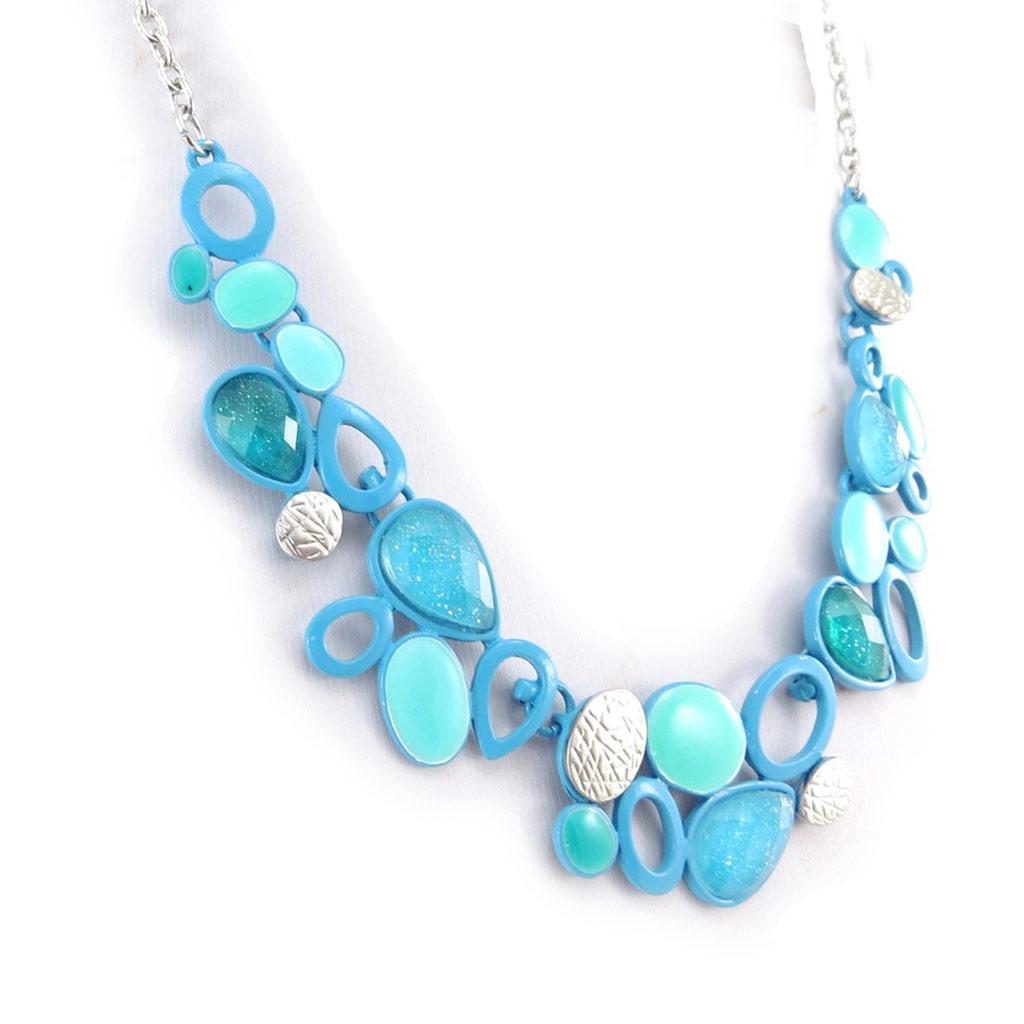 NOA [K0184] — Синее дизайнерское колье «Сисси»