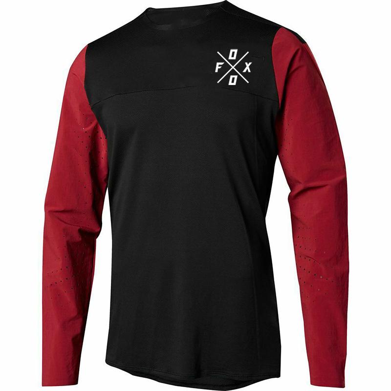 Mountain Bike Sleeves Riding Downhill Camiseta Motocoss T-shirt Mx Mountain Bike Clothing Foxo Mountain Motorcycle jersey